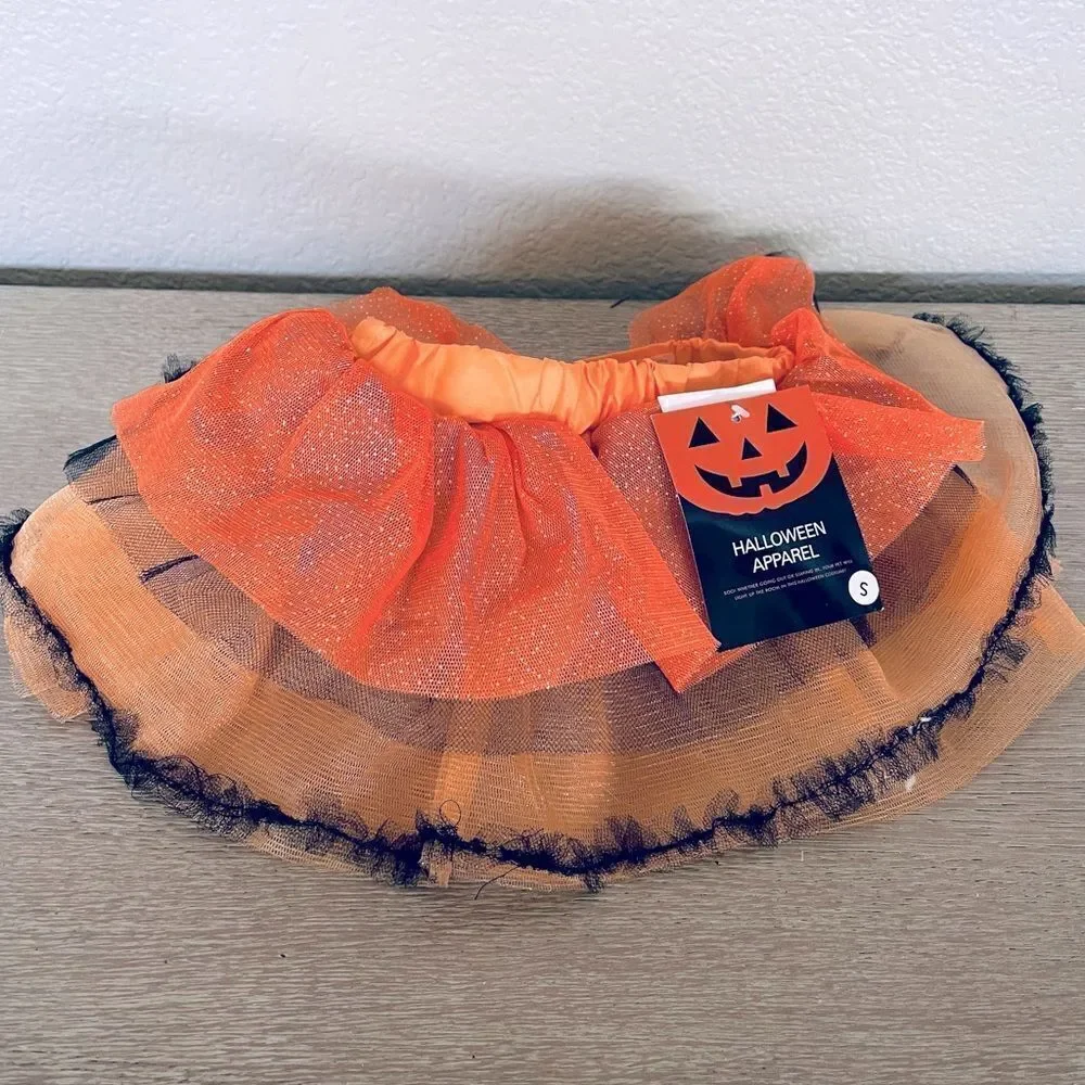 Halloween Dog Costume Tutu Skirt S